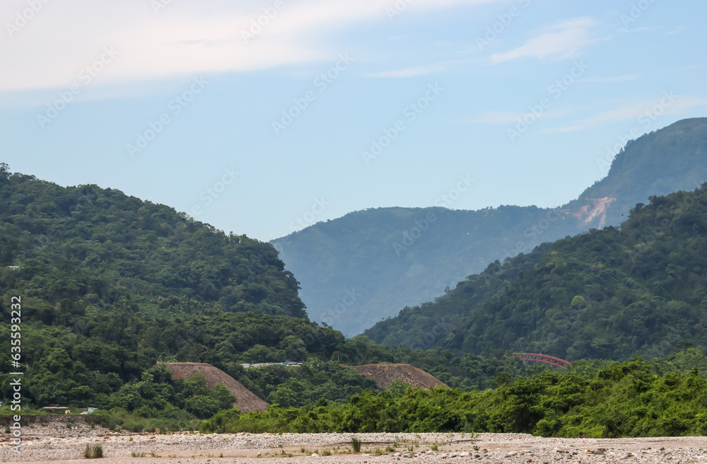 landscape of the hills, view from the border of Sylhet, Bangladesh landscape of the hills, view from the border of Sylhet, Bangladesh