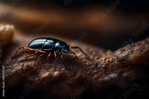 beetle on a wood