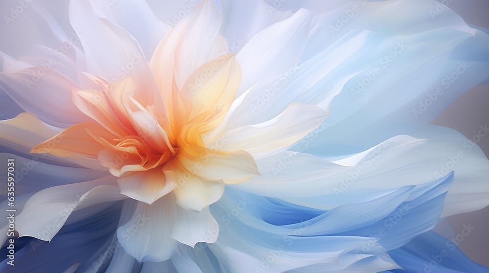Light Airy Abstract Flower Light Airy Abstract Flower