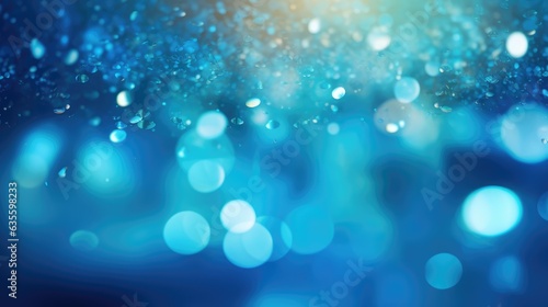 Azure Bokeh Background