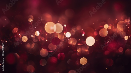 Maroon Bokeh Background