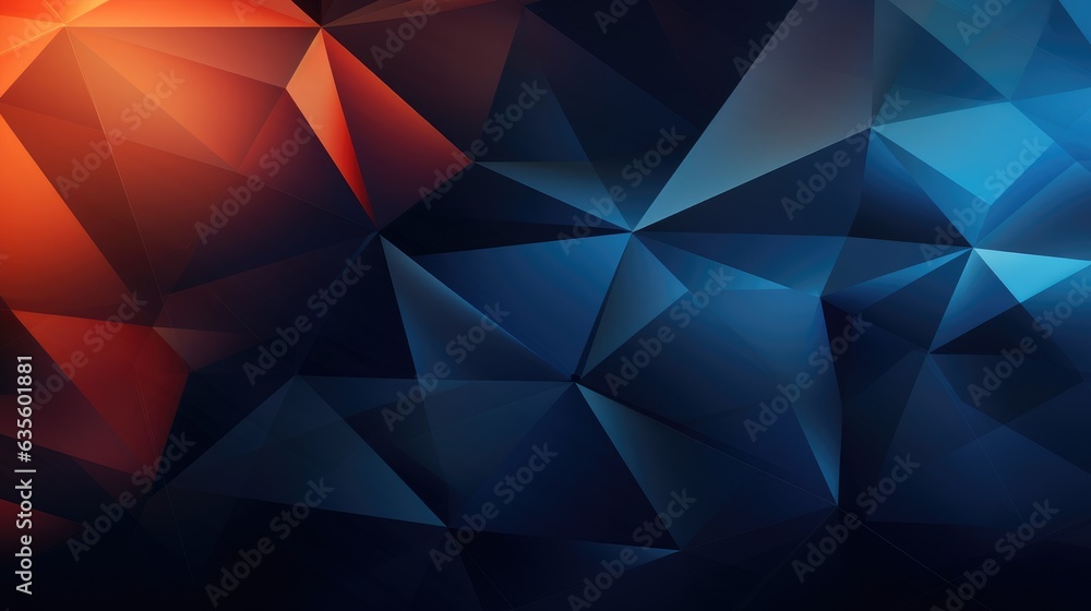 Fototapeta premium Modern background with triangles