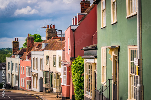 Obraz na plátně The beautiful terraces of Malden, Essex