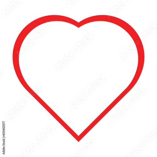 red heart frame