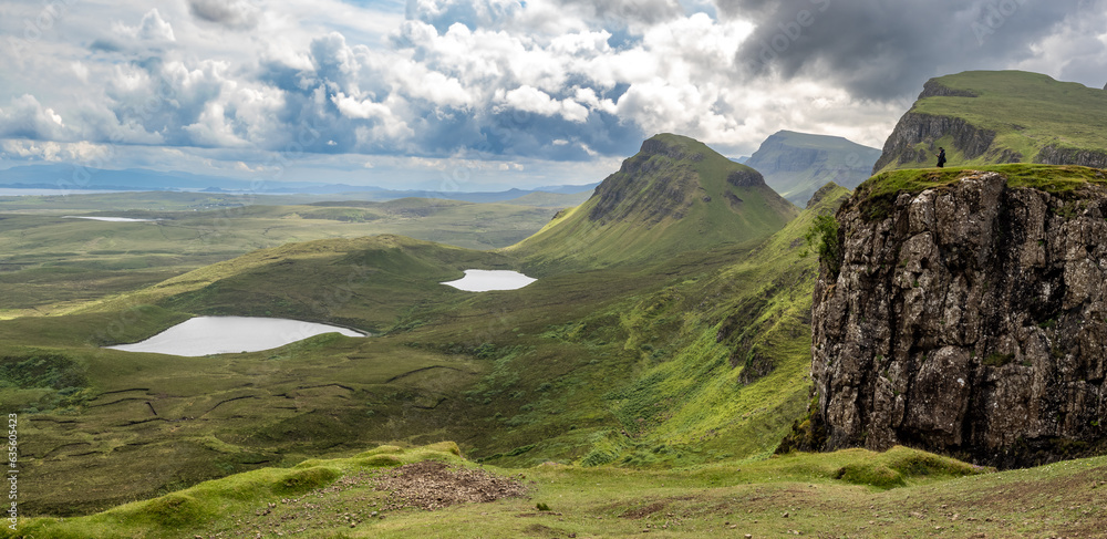 Naklejka premium Views from Quiraing walk, Scotland