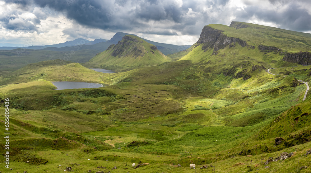 Views from Quiraing walk, Scotland Views from Quiraing walk, Scotland