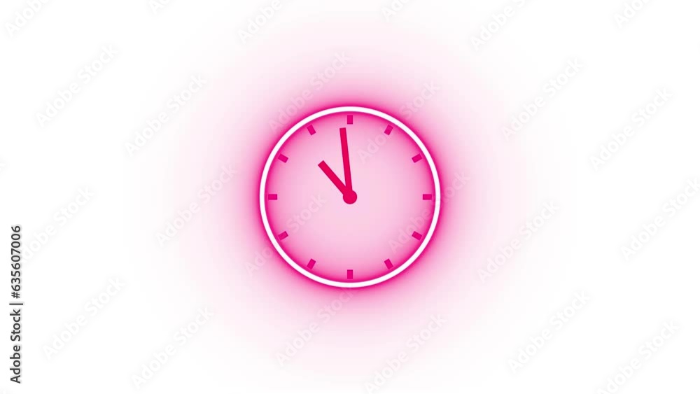 abstract glowing wall clock animation background 4k abstract glowing wall clock animation background 4k