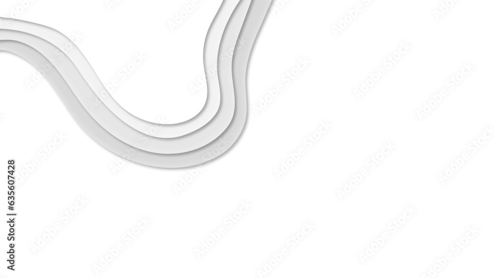 Navigating Business Waters: A 3D Vector Illustration of a Symbolic Hook-Shaped Wave Icon as a Design Element for Fishing and Liquid-related Ventures