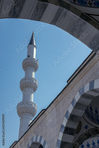 Canvas Print mosque islam photo central asia
