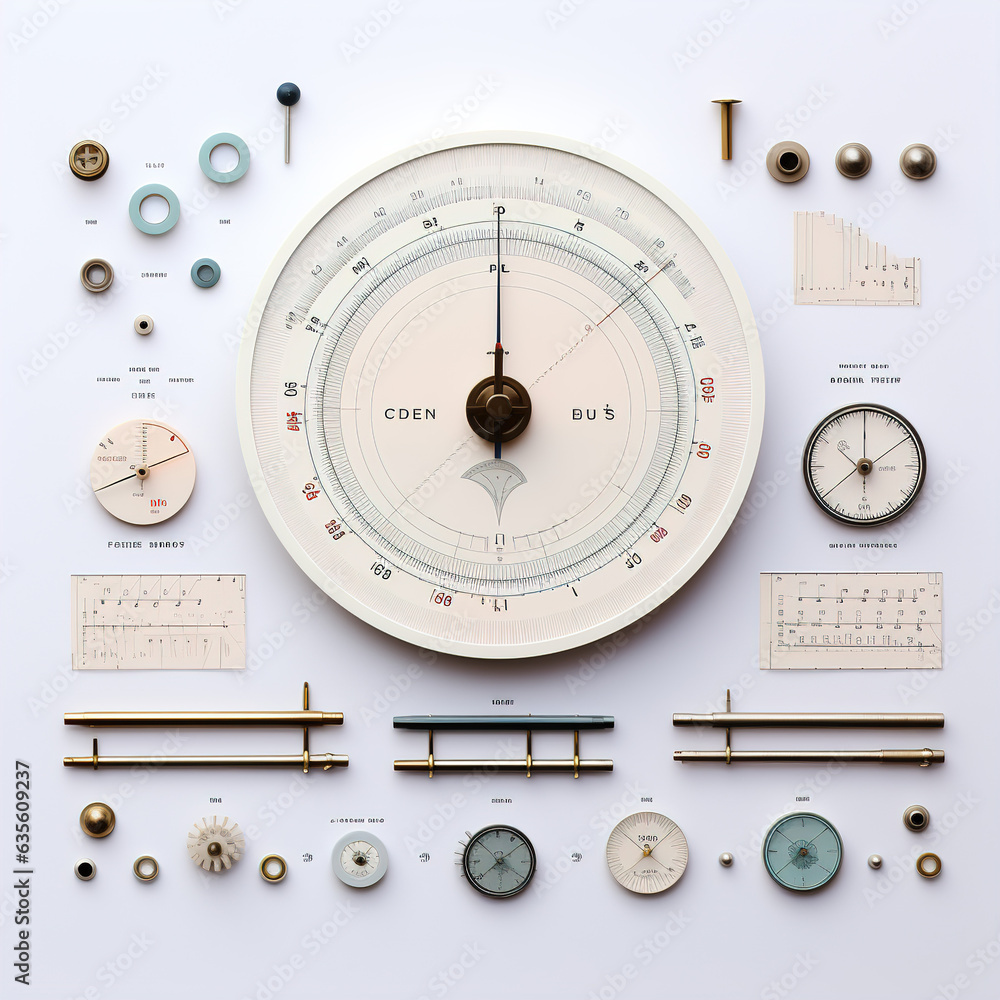 Naklejka premium analog control panel
