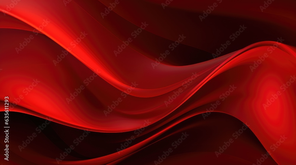 Obraz premium Red smooth lines background.