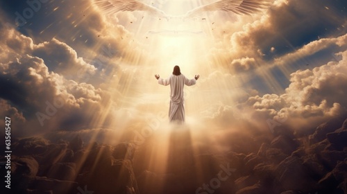 Second coming of Jesus Christ in heavenly glory