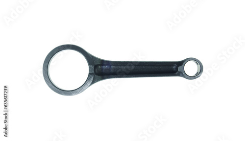 Connecting rods - spare parts isolated on transparent background.