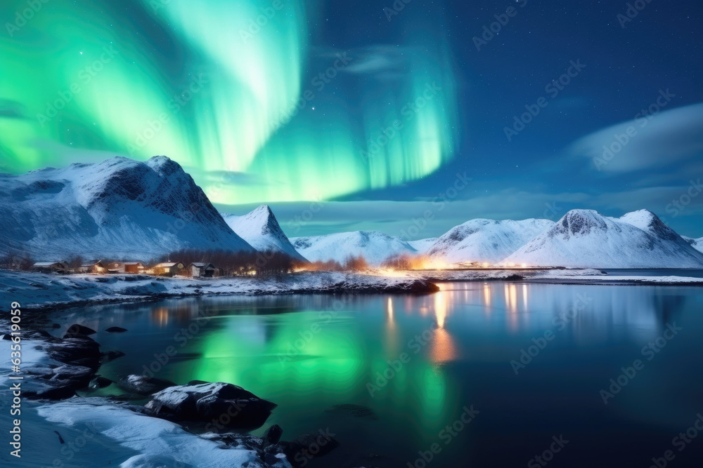 Lofoten's Celestial Symphony: Northern Lights