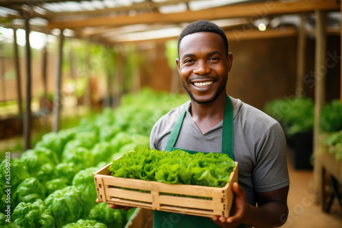 African Farmer Brings Farm-Fresh Vegetables