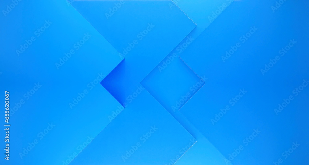 Fototapeta premium blue abstract geometric line wallpaper background with triangles