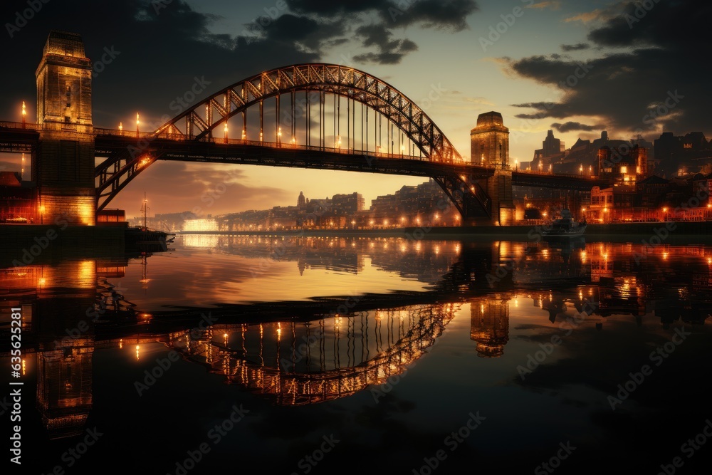 Structures of Connection: Exploring the Fusion of Modern Design and Evening Hues in Bridges of Today Structures of Connection: Exploring the Fusion of Modern Design and Evening Hues in Bridges of Today
