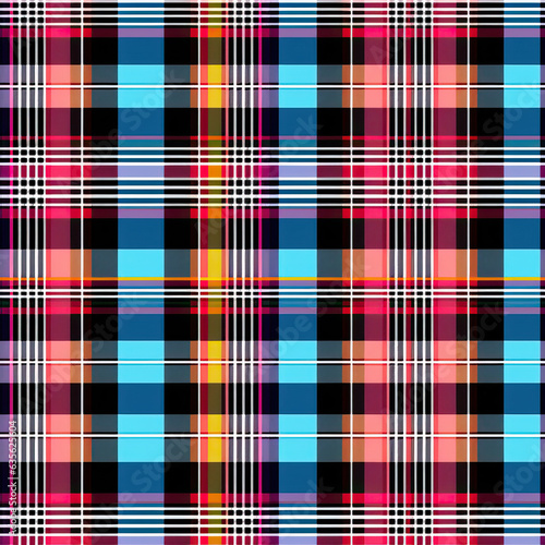 Tartan Scottish stripe abstract traditional repeat pattern