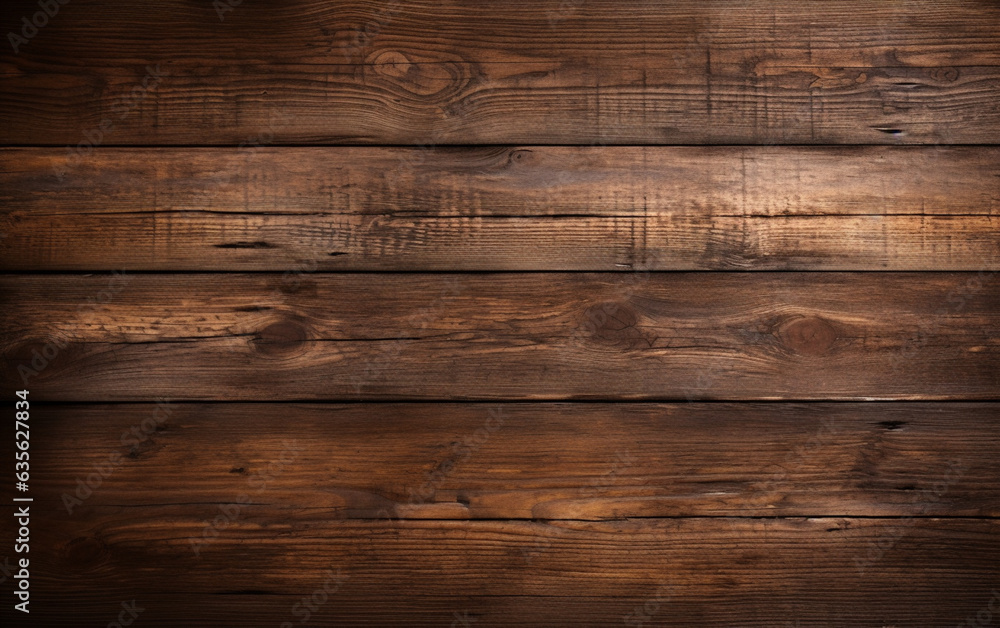 Obraz premium Dark old wooden table empty texture background