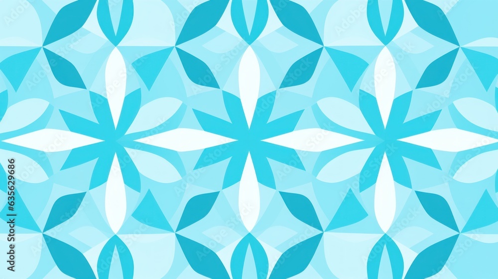 blue floral background. Generative AI blue floral background. Generative AI