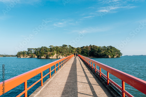 Принти на полотні Fukuura island and Fukuurabashi Bridge in Matsushima, Miyagi, Japan
