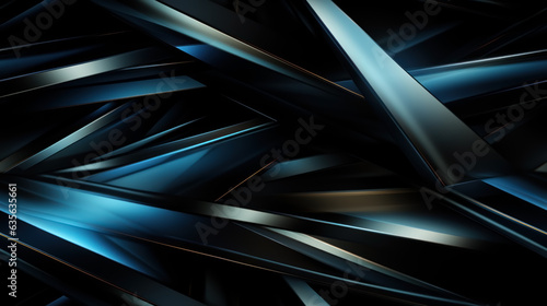 Dark blue metallic strips, technology abstract background