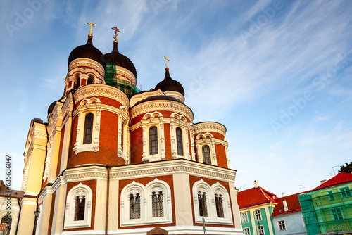 The cathedral is Tallinn's largest orthodox cupola church in Estonia
