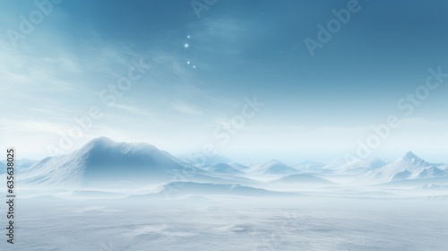 winter mountain landscape. Generative AI © ArtSpree