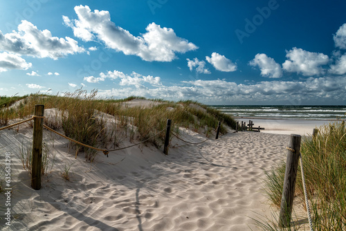 dunes with marram gras
