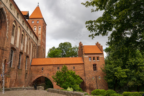 Obraz na płótnie Kwidzyn Castle, Zamek w Kwidzynie, Zakon krzyżacki, zakon niemiecki, Zakon Szpitala Najświętszej Marii Panny Domu Niemieckiego w Jerozolimie w salonie