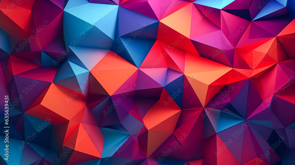 Abstract Background With Triangles