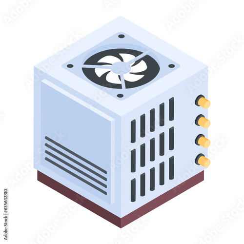 Pack of Industrial Isometric Icons 

