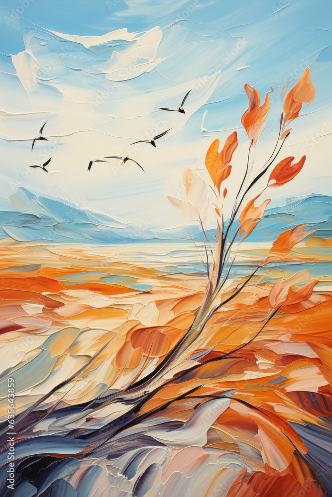 free style art represent light color flowers free style art represent light color flowers