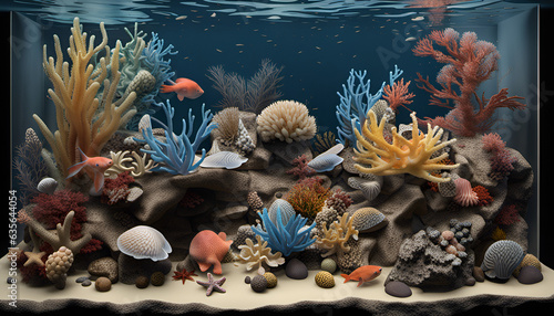 Sea Life Diorama