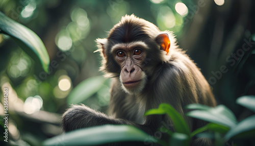 Jungle Monkey Portrait