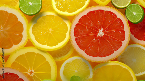 Citrus Fruits Background