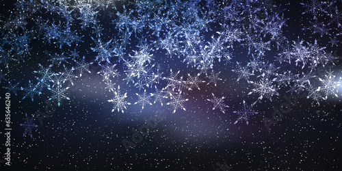 雪　クリスマス　冬　空　背景