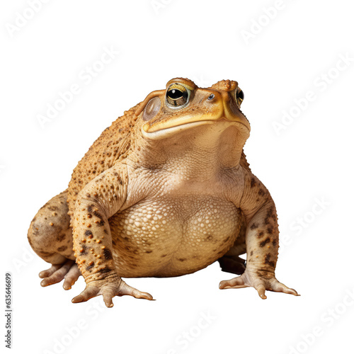Woodhouse s Toad photographed on transparent background