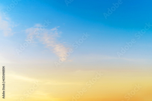 Colorful cloudy sky at sunset. Gradient color. Sky texture, abstract nature background Phuket Thailand. © Stock.Foto.Touch