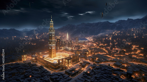 Makkah City At Night