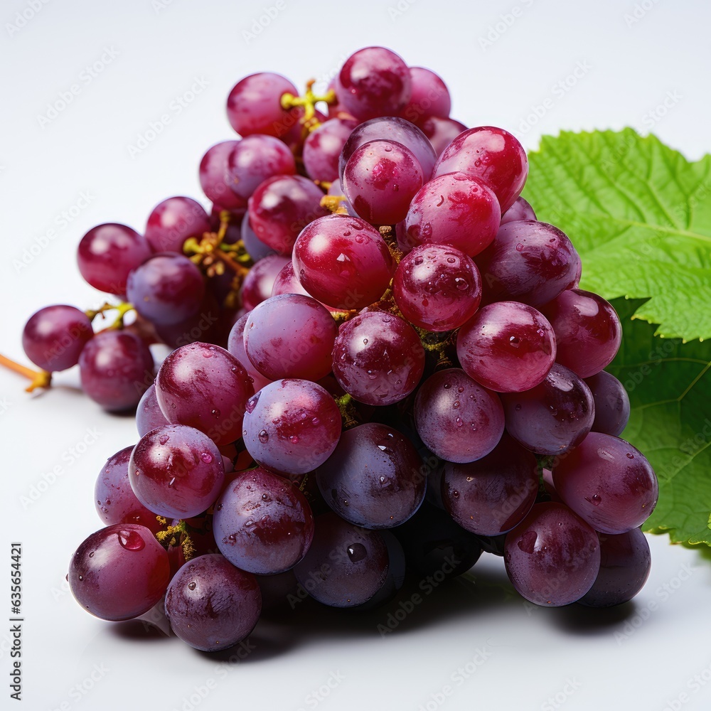 Fototapeta premium grape isolated on white background