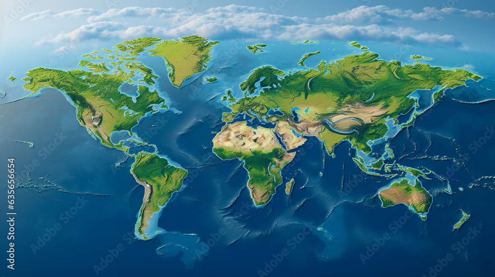 World Map On The World Map