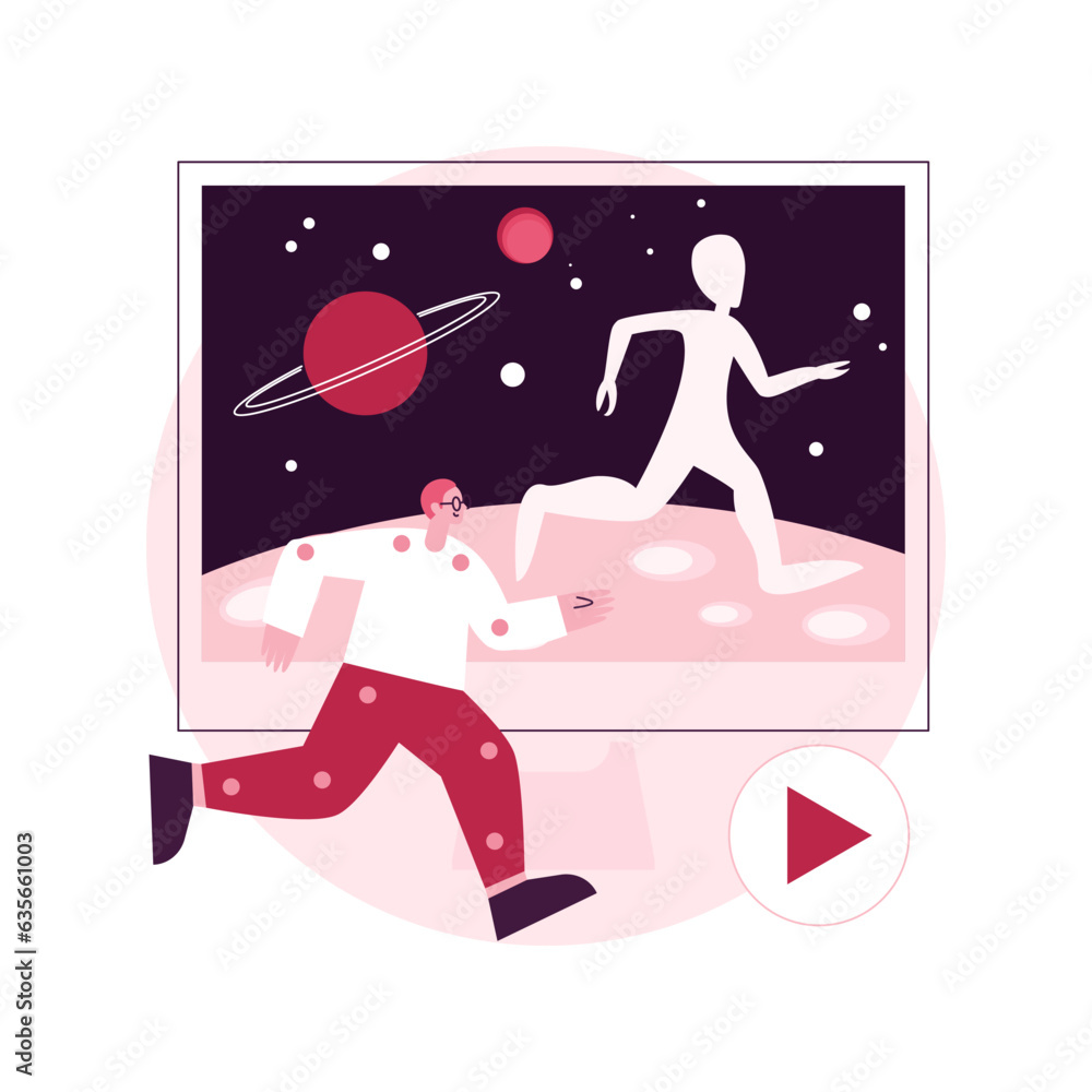 Special effects design abstract concept vector illustration. Special