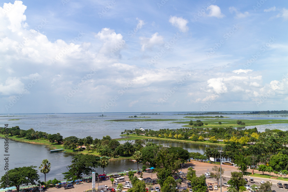Beautiful view of Nong Han Sakon Nakhon, Thailand