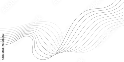 Abstract flowing wave lines. Design element for technology, background, science, modern concept.vector eps 10