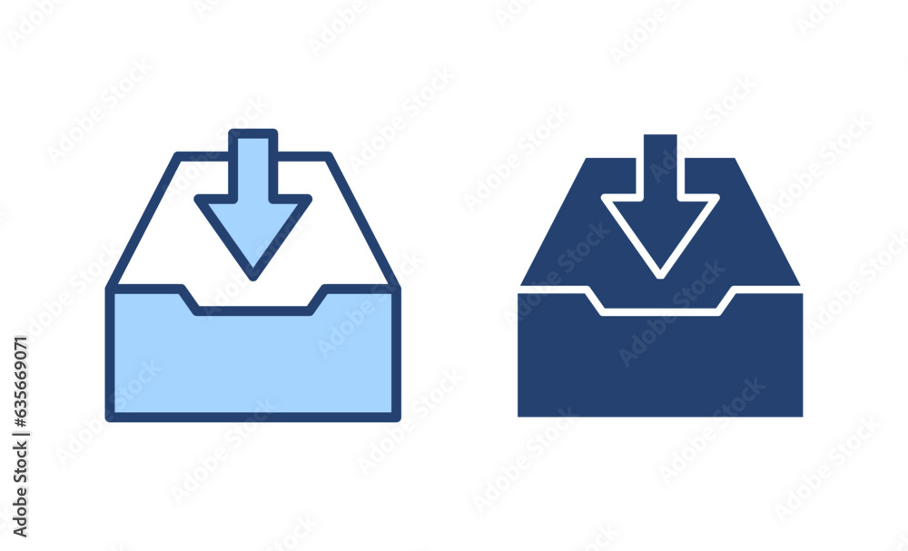 Archive folders icon vector. Document vector icon. Archive storage icon. Archive folders icon vector. Document vector icon. Archive storage icon.