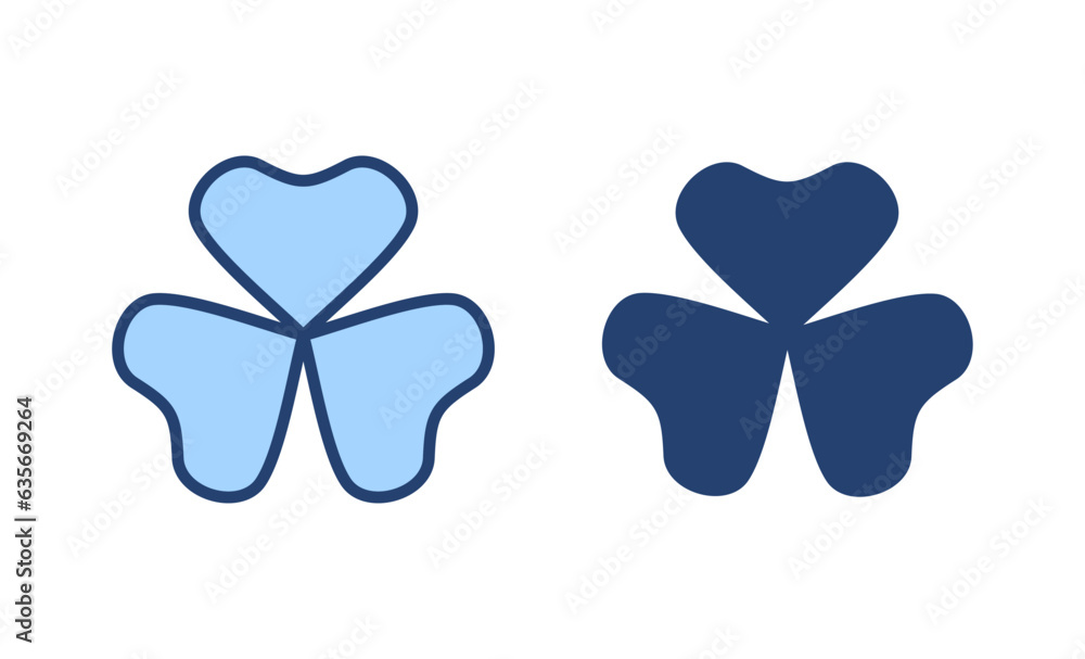 Clover icon vector. clover sign and symbol. four leaf clover icon. Clover icon vector. clover sign and symbol. four leaf clover icon.