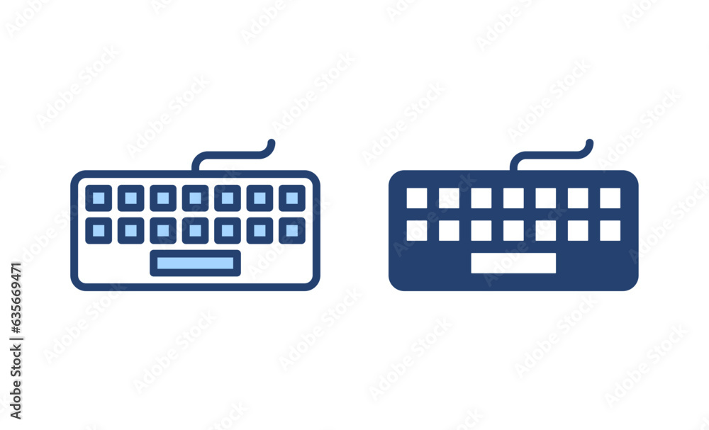Keyboard icon vector. keyboard sign and symbol Keyboard icon vector. keyboard sign and symbol
