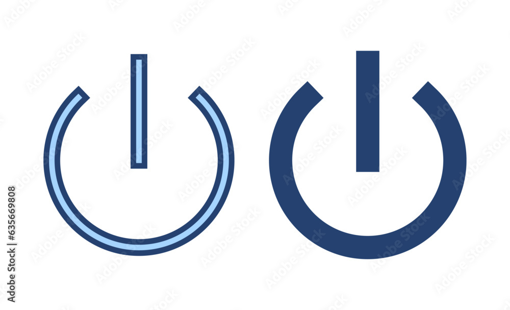 Power icon vector. Power Switch sign and symbol. Electric power Power icon vector. Power Switch sign and symbol. Electric power