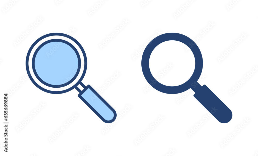 Search icon vector. search magnifying glass sign and symbol Search icon vector. search magnifying glass sign and symbol